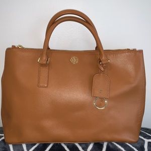 Tory Burch Robinson Double ZIP Tote (large)